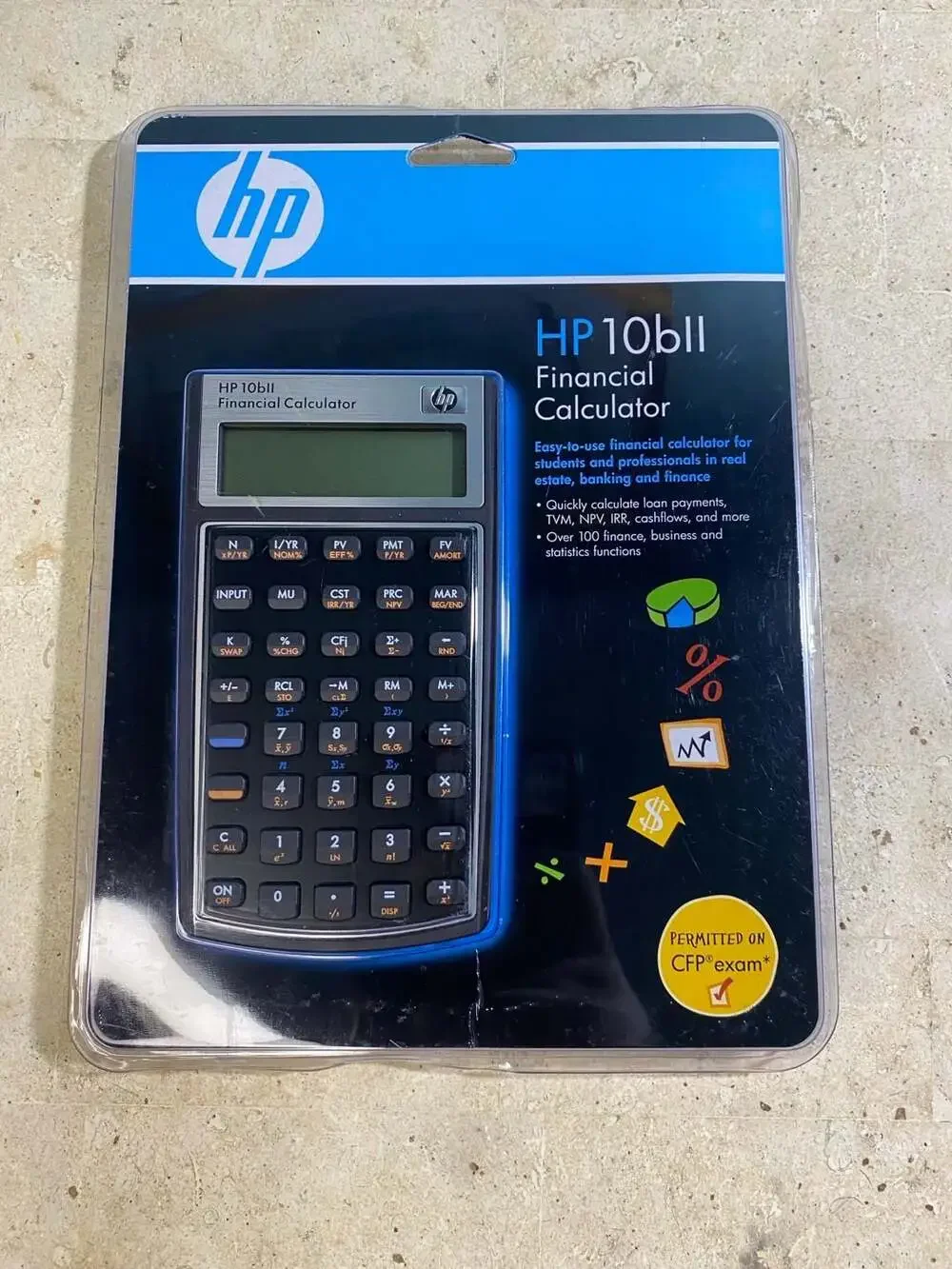 HP 10bll Financial Calculator Brand New SEALED
